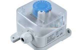 Датчик давления вентилятора