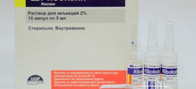 Для чего рибоксин внутривенно